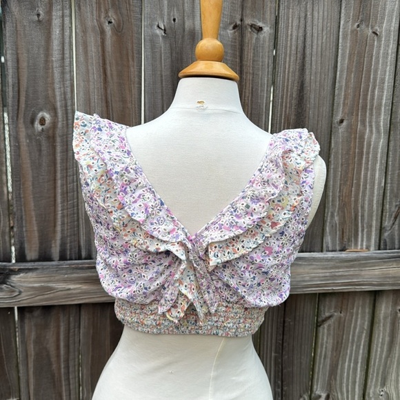 Altar’d State Elysia Floral Top, size Large - Picture 7 of 9